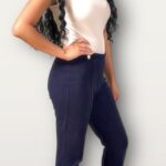 Straight Leg Pull On Pants