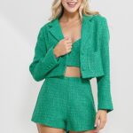 Tweed 3 Piece Set Green