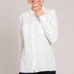 Lawn Double Breast Pocket Dress Shirt